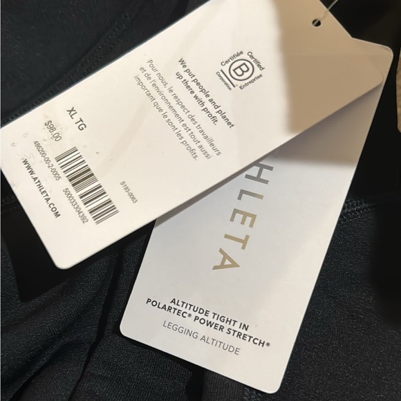 Athleta Altitude Tight in Polartec Power Stretch // Black - Picture 11 of 16